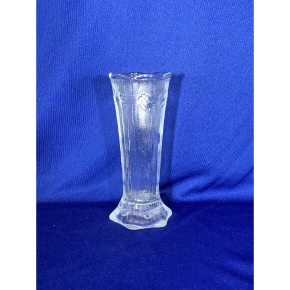 Vintage Press Glass Vase Fidanza Made in Italy - Picture 3 of 7